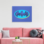 Batman | Gotham City Symbool Canvas Afdruk (Insitu (Woonkamer))