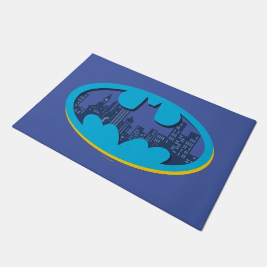 Batman | Gotham City Symbool Deurmat (Schuin)