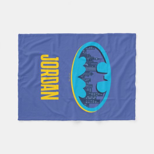 Batman | Gotham City Symbool Fleece Deken (Voorkant (Horizontaal))