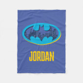 Batman | Gotham City Symbool Fleece Deken (Voorkant)