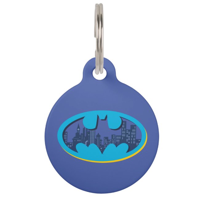 Batman | Gotham City Symbool Huisdierpenning (Voorkant)