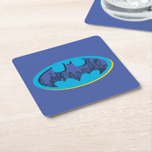 Batman | Gotham City Symbool Kartonnen Onderzetters (Schuin)