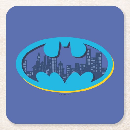 Batman | Gotham City Symbool Kartonnen Onderzetters (Voorkant)