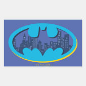 Batman | Gotham City Symbool Rechthoekige Sticker (Voorkant)