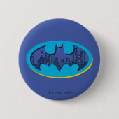 Batman | Gotham City Symbool Ronde Button 5,7 Cm (Voorkant)