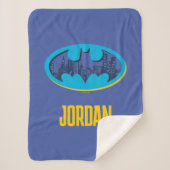 Batman | Gotham City Symbool Sherpa Deken (Voorkant)