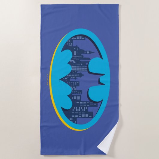 Batman | Gotham City Symbool Strandlaken (Voorkant)