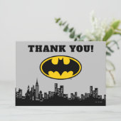 Batman Gotham City | Verjaardag Dank Je Bedankkaart (Staand voorkant)