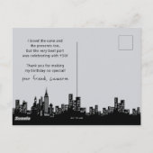 Batman Gotham City Verjaardag Dank u kaart (Achterkant)