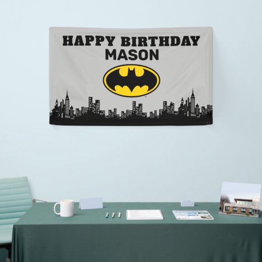 Batman - Gotham City | Verjaardag  Spandoek (Beurs)