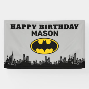 Batman - Gotham City   Verjaardag  Spandoek