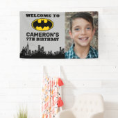 Batman - Gotham City | Verjaardag Voeg naam & foto Spandoek (Insitu)