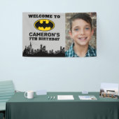 Batman - Gotham City | Verjaardag Voeg naam & foto Spandoek (Beurs)