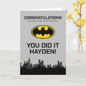 Batman - Gotham City | Voorschoolse Afstuderen Kaart (Gele Bloem)