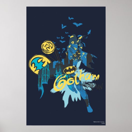 Batman Gotham Guardian Notitieboek Sketch Poster (Voorkant)