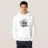 Batman Gotham Skyline Sketch Hoodie (Voorkant volledig)
