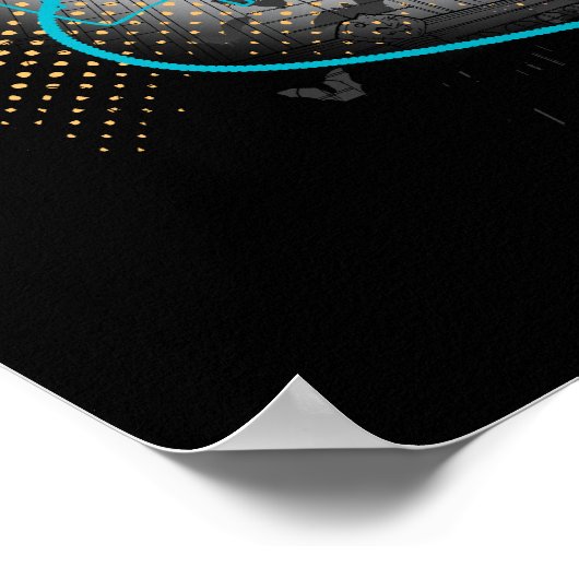 Batman Gotham Skyline Sketch Poster (Hoek)