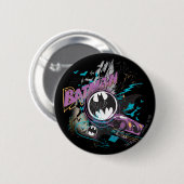 Batman Gotham Skyline Sketch Ronde Button 5,7 Cm (Voorkant /achterkant)
