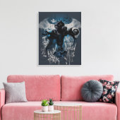 Batman Graffiti Graphic - ik weet hoe je denkt Canvas Afdruk (Insitu (Woonkamer))