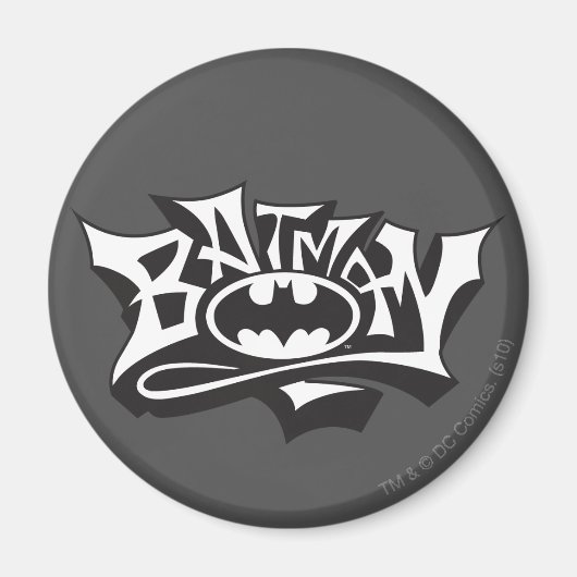 Batman | Graffiti Name Logo Magneet (Voorkant)
