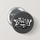 Batman | Graffiti Name Logo Ronde Button 5,7 Cm (Voorkant /achterkant)