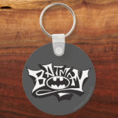 Batman | Graffiti Name Logo Sleutelhanger (Voorkant)