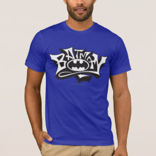 Batman   Graffiti Name Logo T-shirt