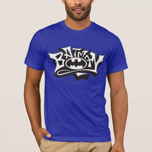 Batman | Graffiti Name Logo T-shirt (Voorkant)