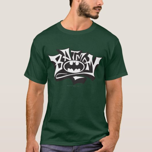 Batman | Graffiti Name Logo T-shirt (Voorkant)