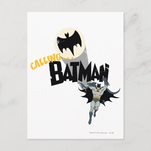 Batman Graphic bellen Briefkaart (Voorkant)