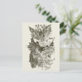 Batman Graphic Novel Pencil Schets Briefkaart (Staand voorkant)