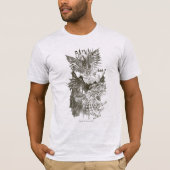 Batman Graphic Novel Pencil Schets T-shirt (Voorkant)