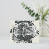 Batman Grunge Splatter Sketch Briefkaart (Staand voorkant)