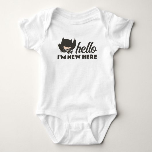 Batman | Hallo, ik ben Nieuw hier - Nieuwe baby Romper (Voorkant)
