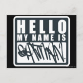 Batman | Hallo Mijn naam is Batman Logo Briefkaart (Voorkant)