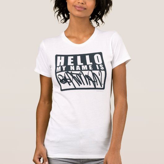 Batman | Hallo Mijn naam is Batman Logo T-shirt (Voorkant)
