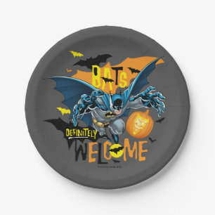 Batman   Halloween geïnspireerd Logo Papieren Bordje