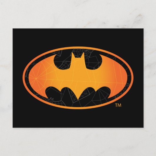 Batman | Halloween Web Logo Briefkaart (Voorkant)