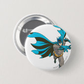 Batman Hand Out Ronde Button 5,7 Cm (Voorkant /achterkant)