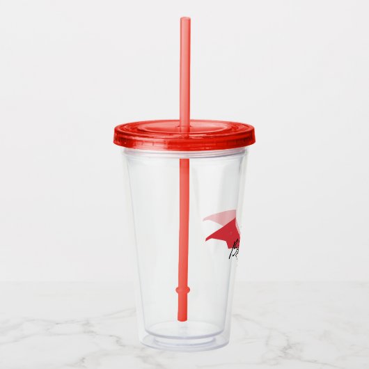 Batman Handwritten Bat Logo Acryl Drinkbeker (Rechts)