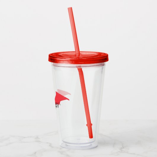 Batman Handwritten Bat Logo Acryl Drinkbeker (Links)