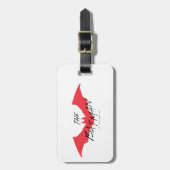 Batman Handwritten Bat Logo Bagagelabel (Voorkant verticaal)