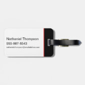 Batman Handwritten Bat Logo Bagagelabel (Achterkant horizontaal)