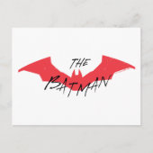 Batman Handwritten Bat Logo Briefkaart (Voorkant)