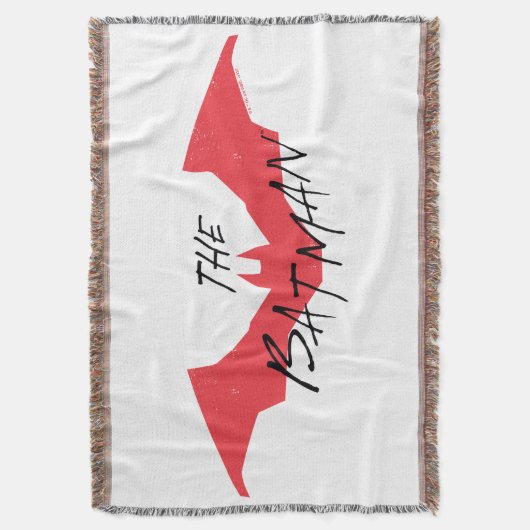 Batman Handwritten Bat Logo Deken (Voorkant Verticaal)