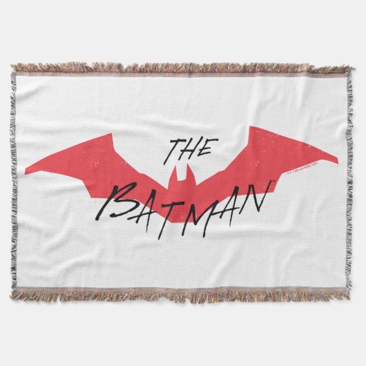 Batman Handwritten Bat Logo Deken (Voorkant)