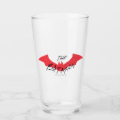 Batman Handwritten Bat Logo Glas (Voorkant)