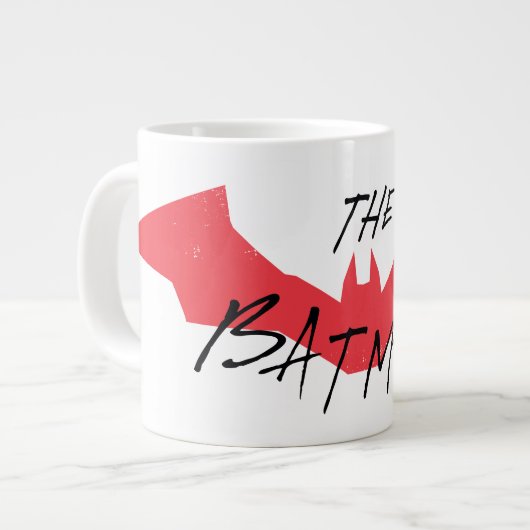 Batman Handwritten Bat Logo Grote Koffiekop (Links)