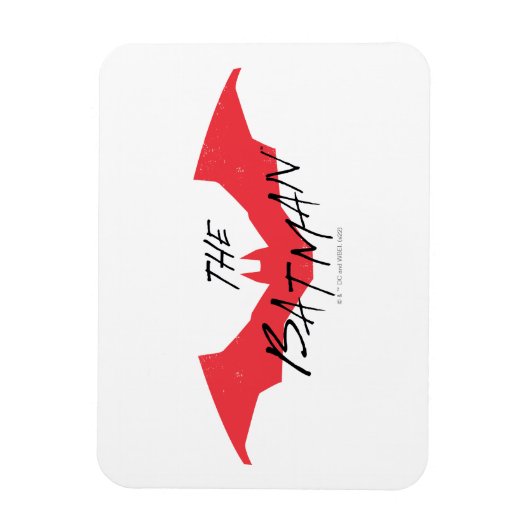 Batman Handwritten Bat Logo Magneet (Verticaal)