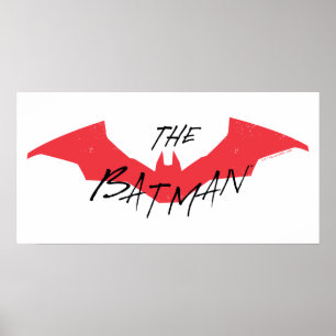 Batman Handwritten Bat Logo Poster